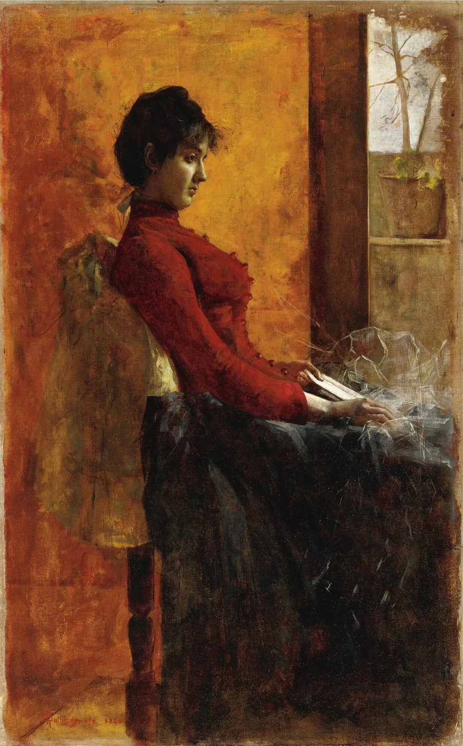 Ritratto di Luigia Carati, moglie dell'artista